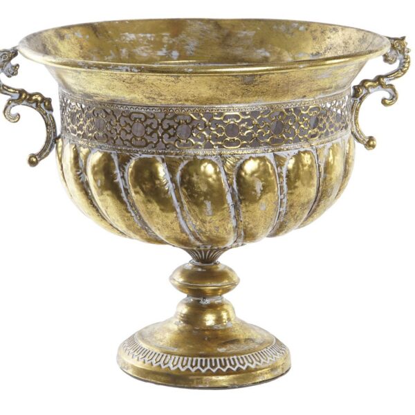 kaunis dekoratiivne lillepott Gold