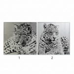 Seinapilt Leopard Black