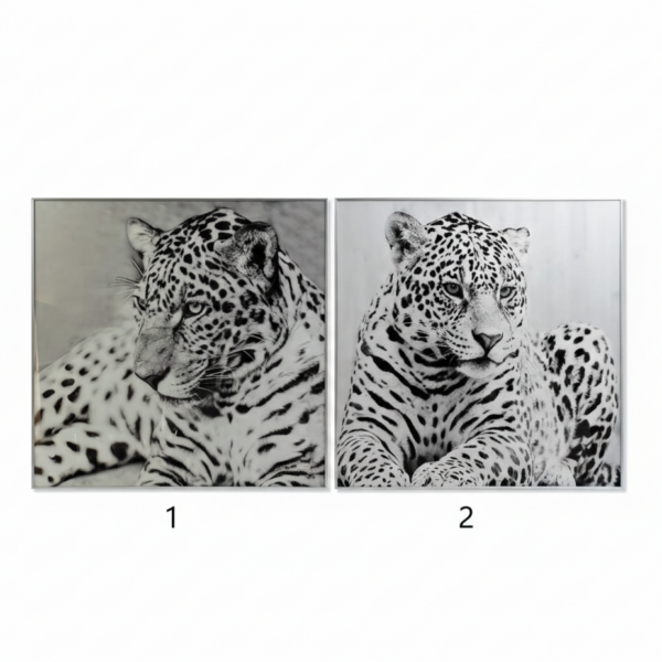 Seinapilt Leopard Black