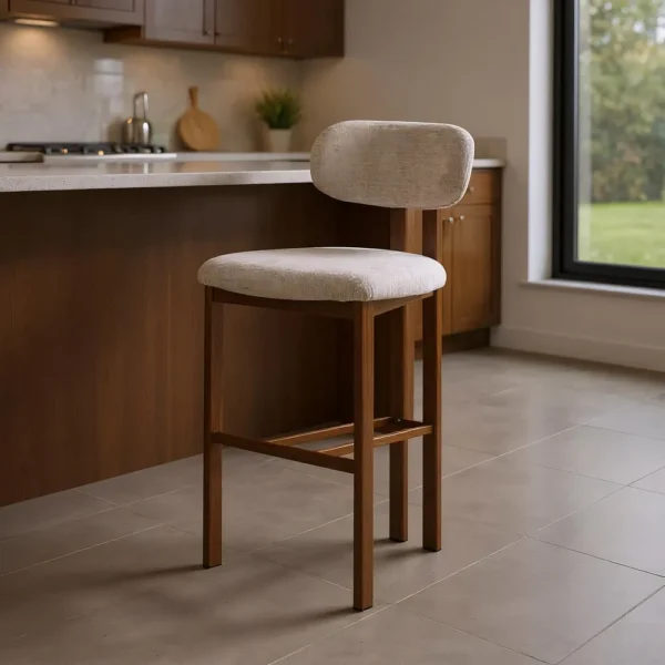 Elegantne beež baaritool Periana terasraamiga