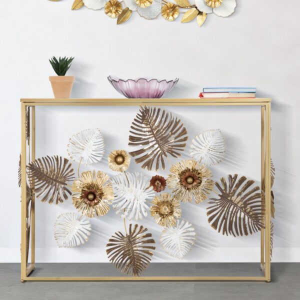 Konsoollaud Flowers Gold