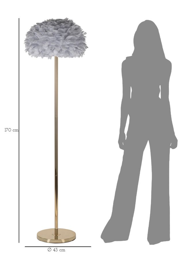 Põrandavalgusti Slim Gris - Image 6