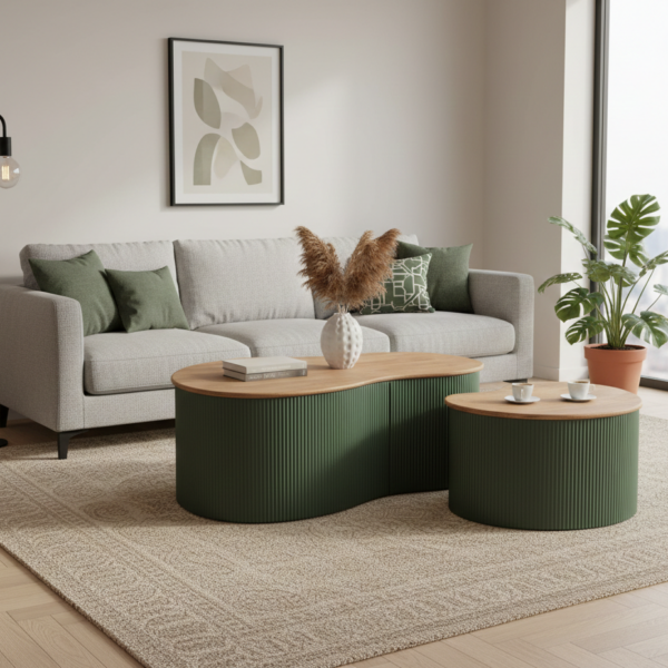 Diivanilaudade komplekt Frankfurt Green