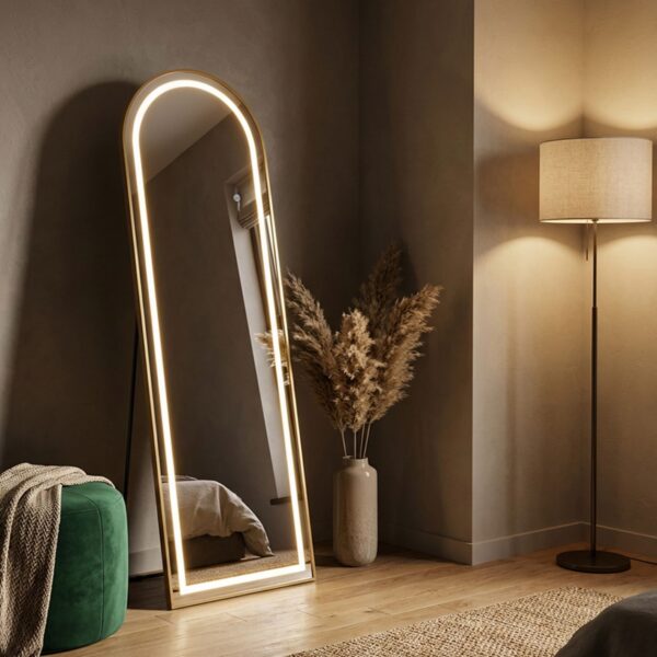 Põrandapeegel Led Arc