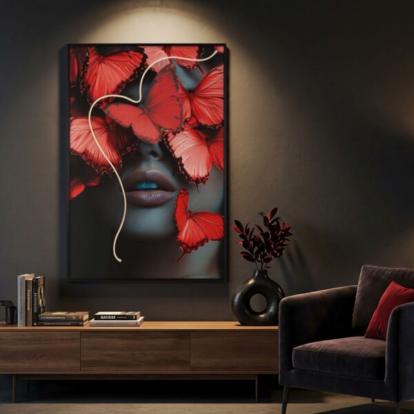 Seinapilt Butterflies LED